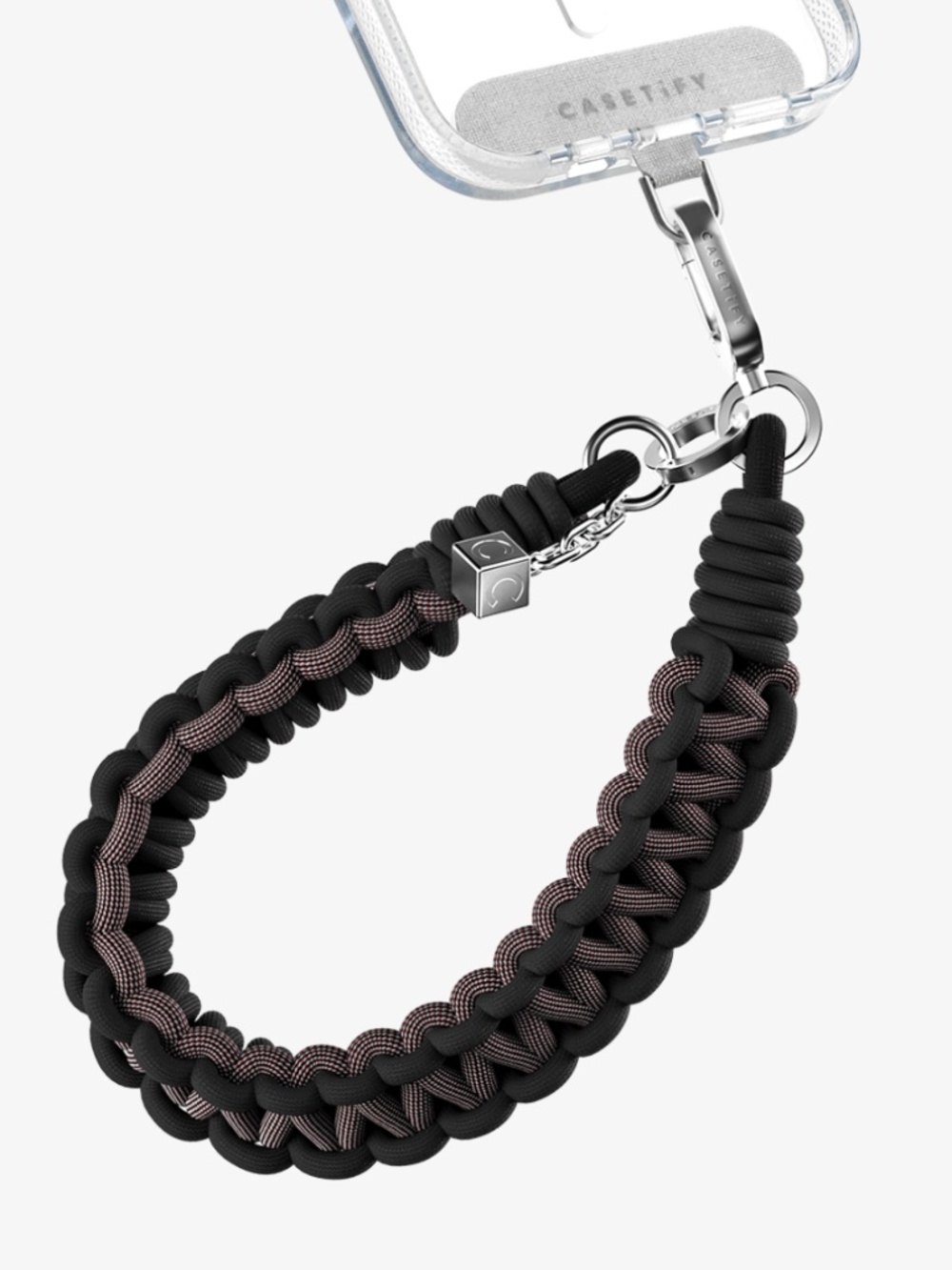 Rope Wrist Strap - Double End - Black